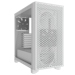 A product image of Corsair 3000D Airflow Tempered Glass Mid Tower Case - White