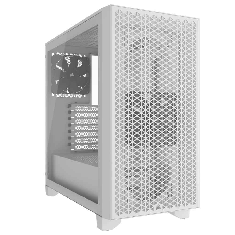 A large main feature product image of Corsair 3000D Airflow - Mid Tower Case (White)