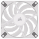A small tile product image of Corsair iCUE AF120 RGB Slim 120mm PWM Fan White - Dual Pack