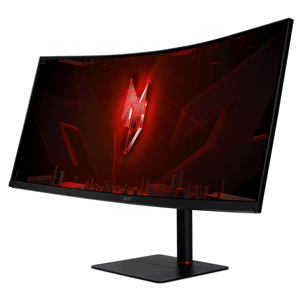 A large main feature product image of Acer Nitro XV345CURV 34" Curved UWQHD Ultrawide 165Hz VA Monitor