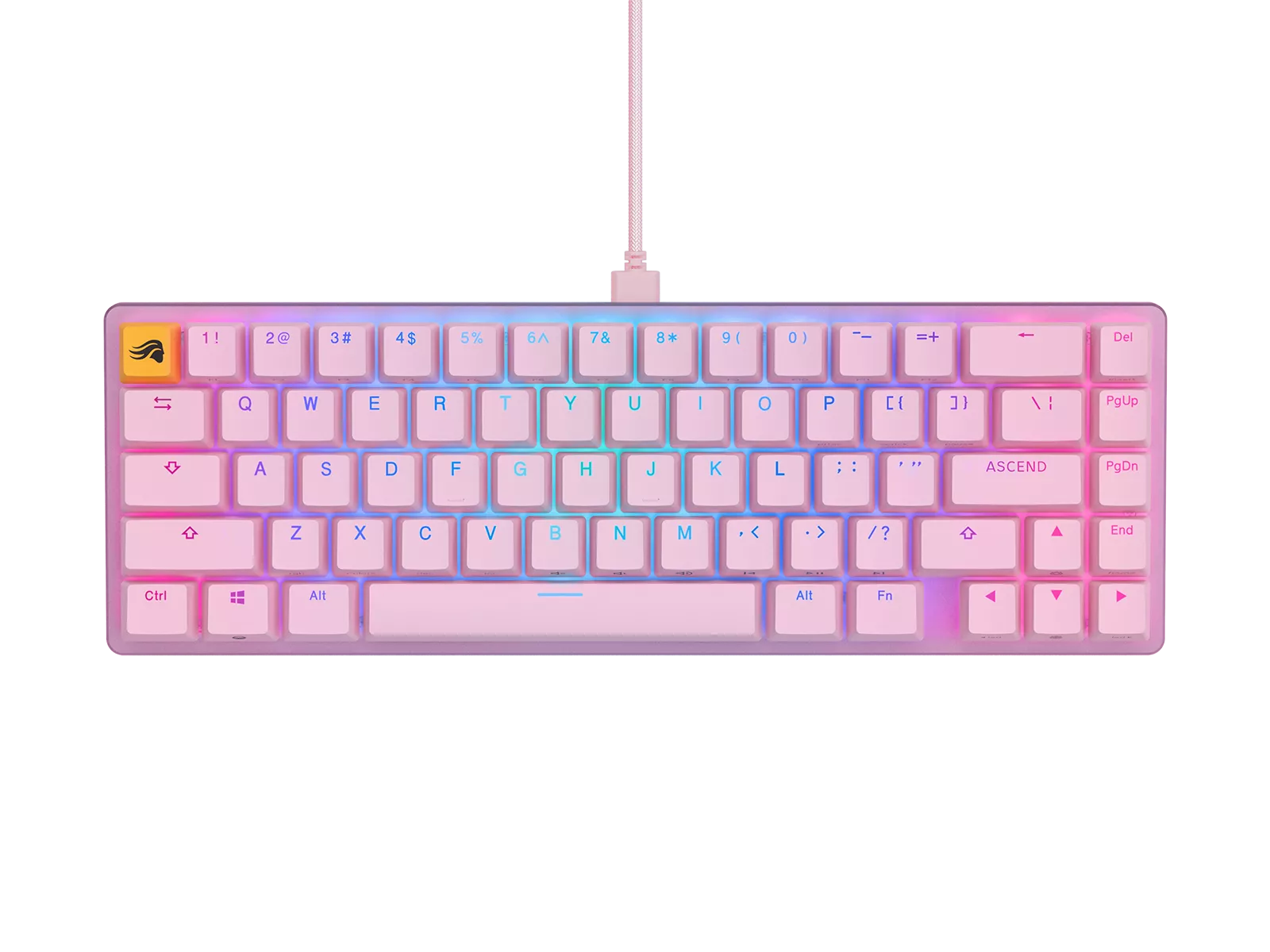 Glorious GMMK 2 Compact Mechanical Keyboard - Pink (Prebuilt)