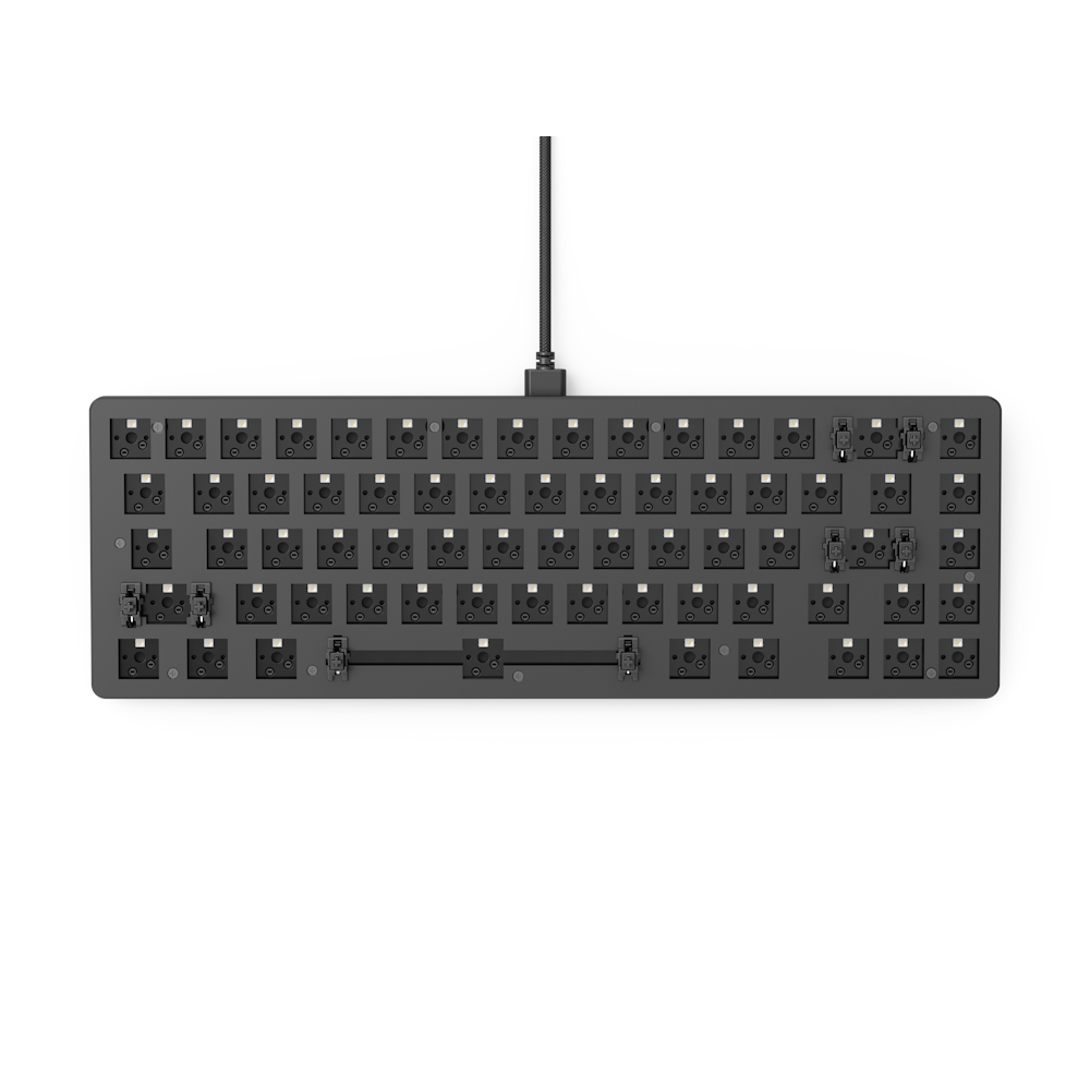 A large main feature product image of Glorious GMMK 2 Compact Mechanical Keyboard - Black (Barebones)