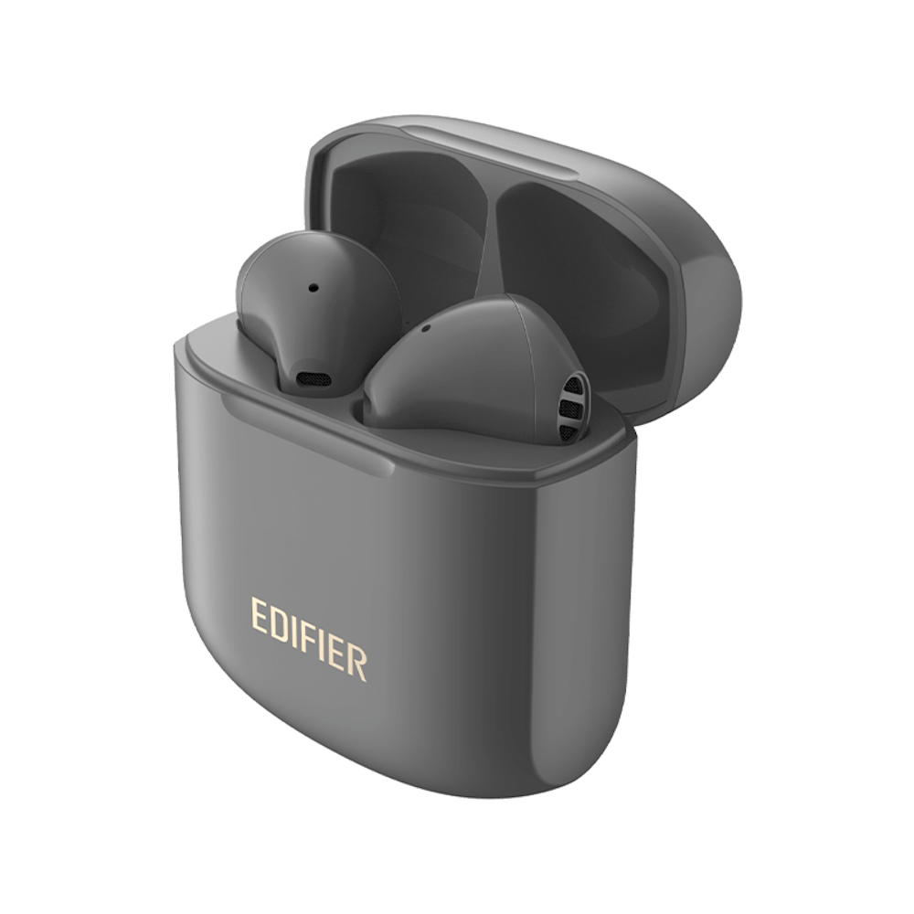 A large main feature product image of Edifier TWS200 Plus Stereo Bluetooth Earbuds - Grey