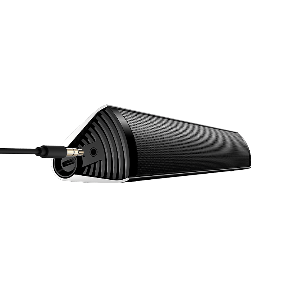 A large main feature product image of Edifier MF200 - Portable Bluetooth Speaker (Silver)