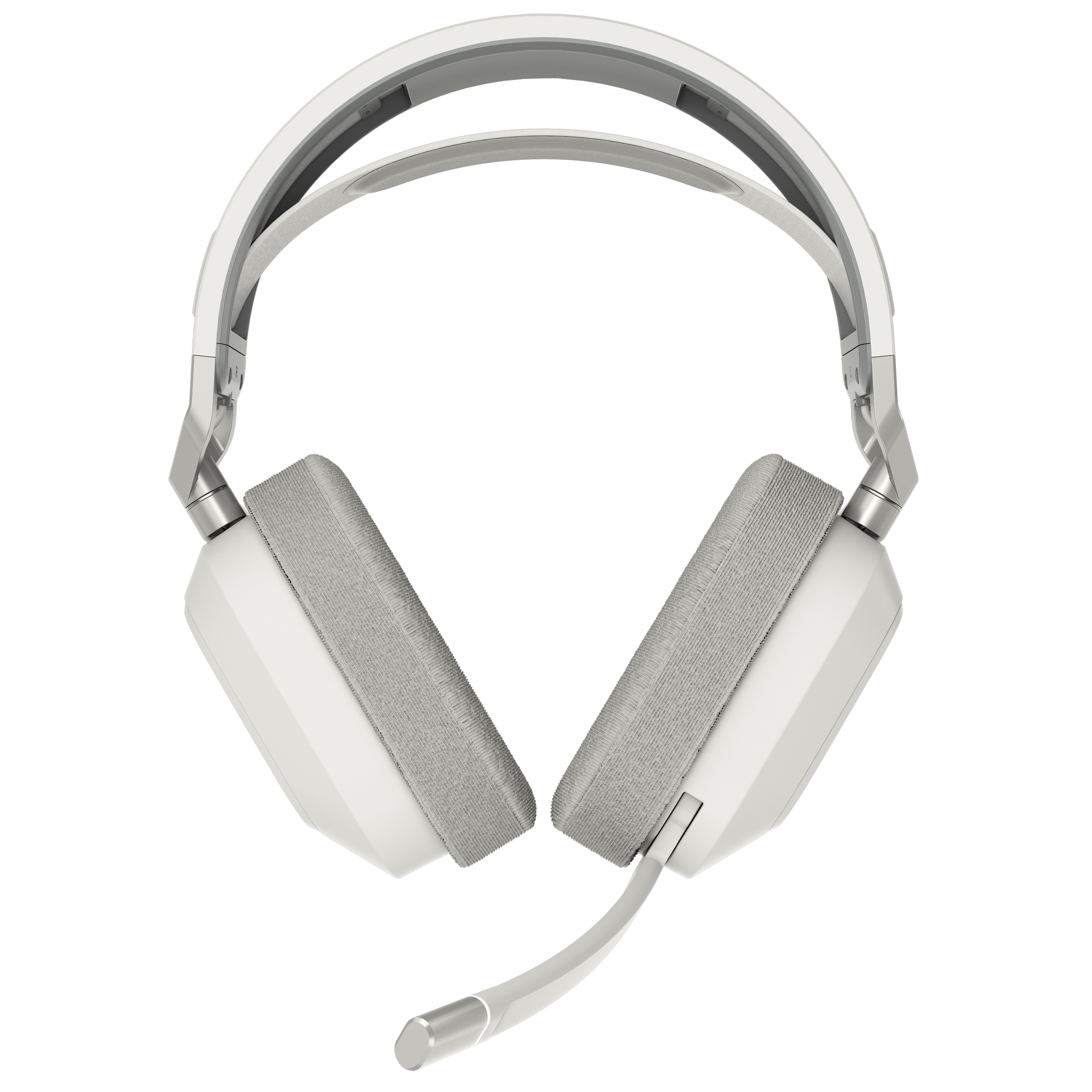 A large main feature product image of Corsair HS80 MAX WIRELESS Gaming Headset (White)