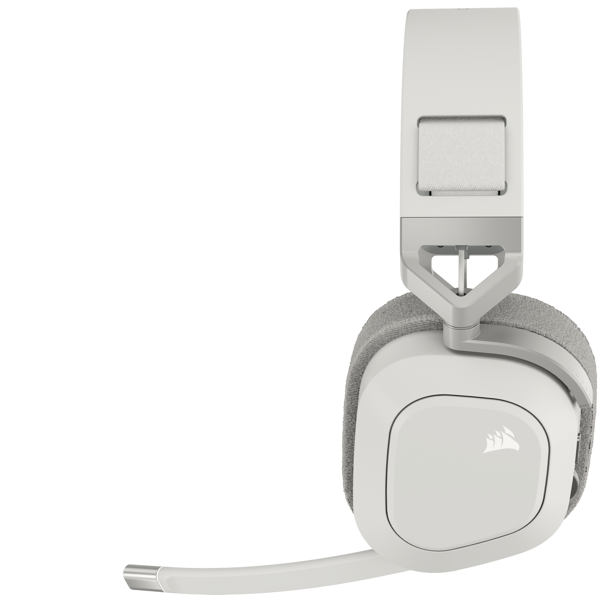 A large main feature product image of Corsair HS80 MAX WIRELESS Gaming Headset (White)