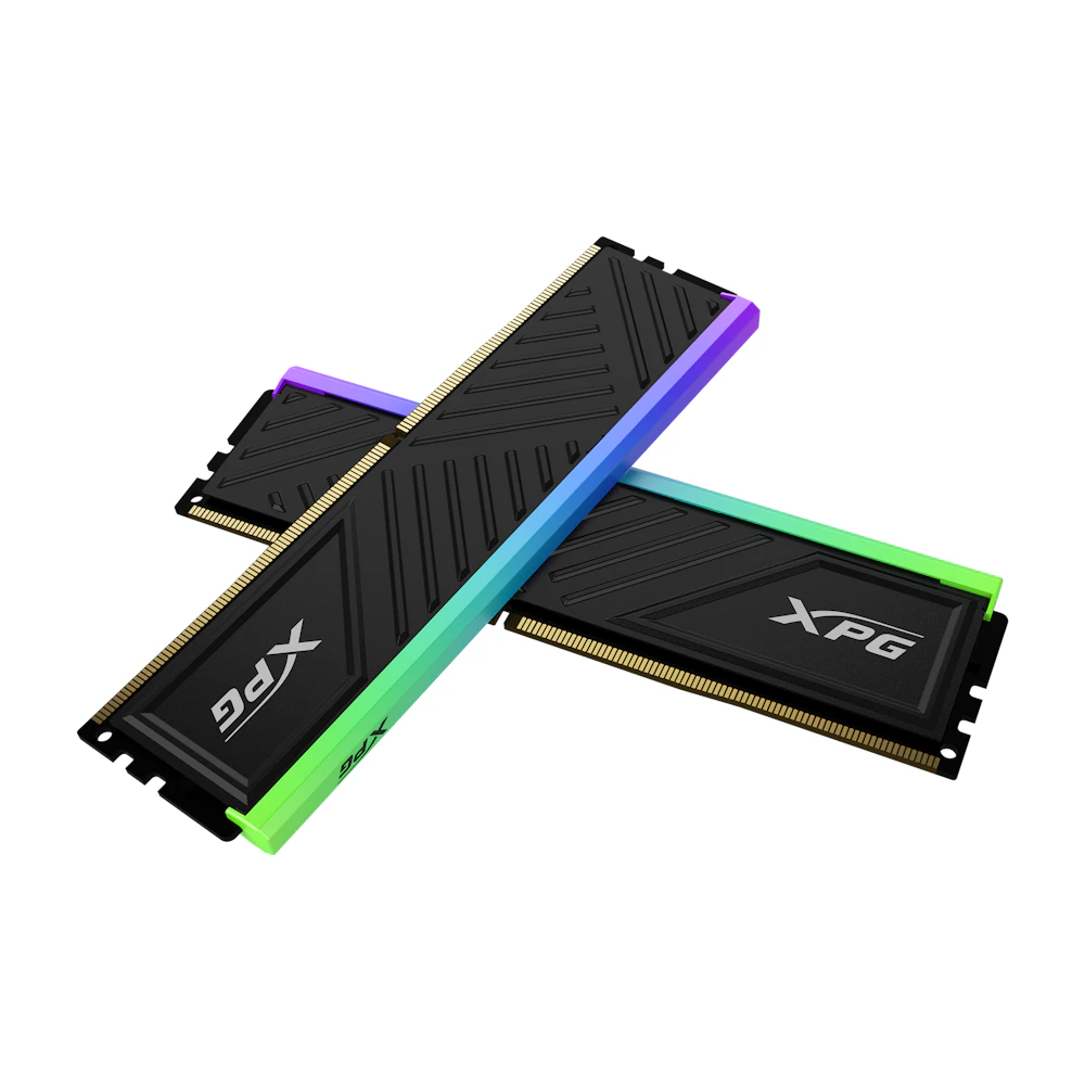 A large main feature product image of ADATA XPG Spectrix D35G RGB 16GB Kit (2x8GB) DDR4-3200 C16