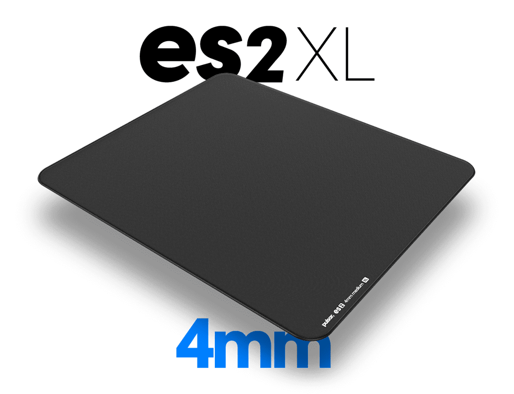 Pulsar ES2 Mousepad 4mm Extra Large - Black | PLE Computers