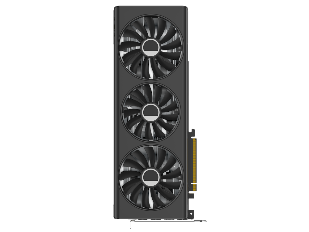 A large main feature product image of XFX Radeon RX 7800 XT Speedster QICK 319 16GB GDDR6
