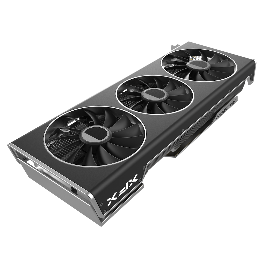 A large main feature product image of XFX Radeon RX 7800 XT Speedster MERC 319 16GB GDDR6