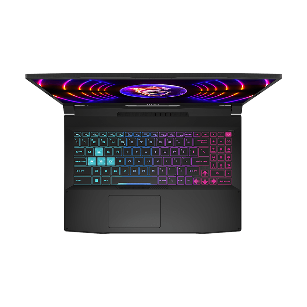 A large main feature product image of MSI Katana 15 B13VEK-1202AU 15.6" 144Hz 13th Gen i5 13420H RTX 4050 Win 11 Gaming Notebook