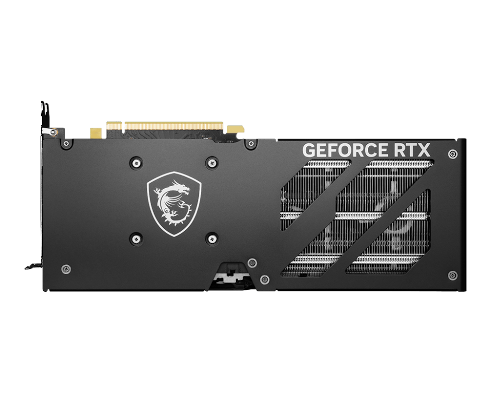 A large main feature product image of MSI GeForce RTX 4060 Ti Gaming X Slim 8GB GDDR6 - Black