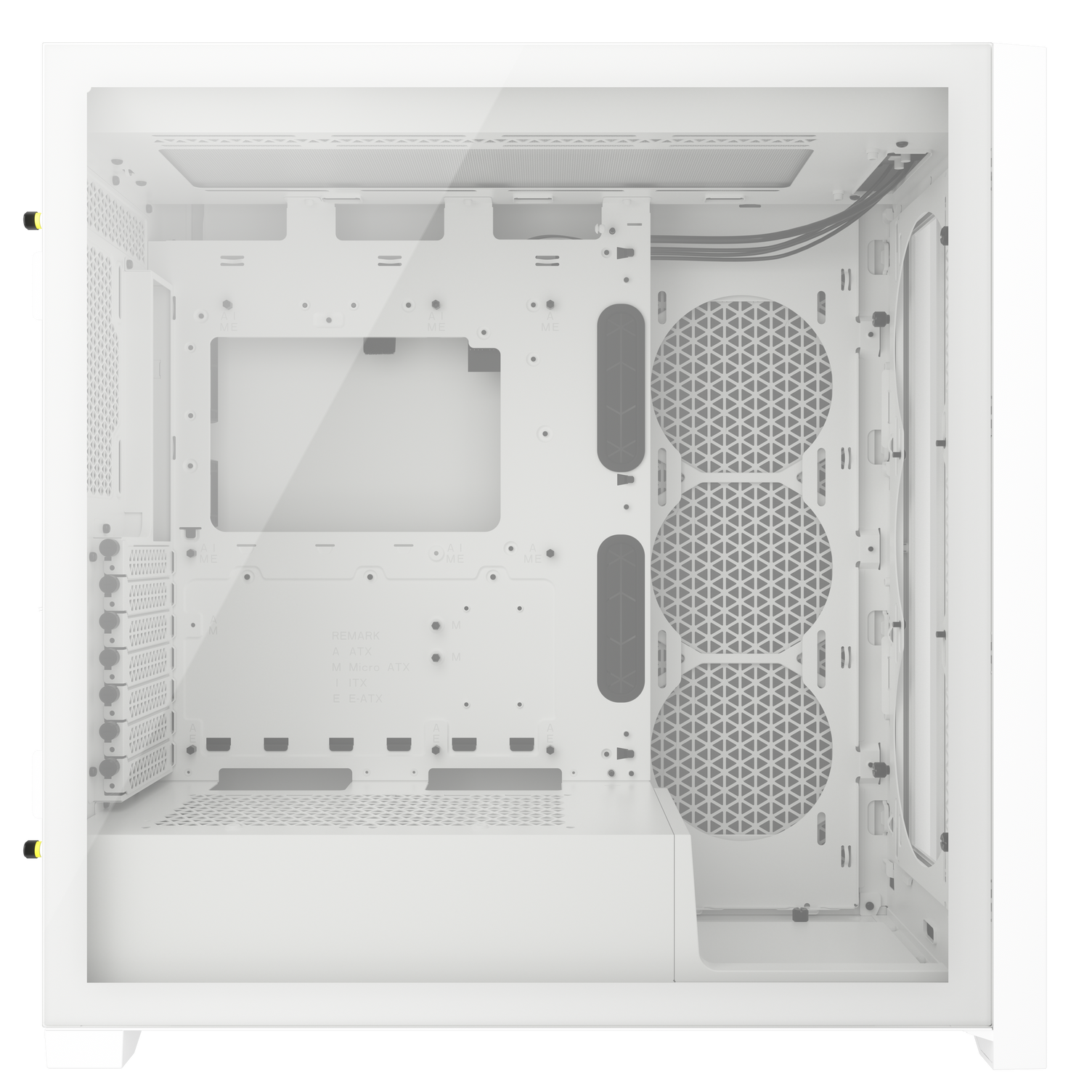A large main feature product image of Corsair 5000D Core Airflow - Mid Tower Case (White)