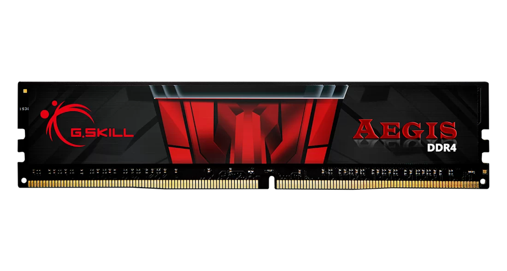 A large main feature product image of G.Skill 8GB Kit (1x8GB) DDR4 Aegis CL16 3200MHz - Black