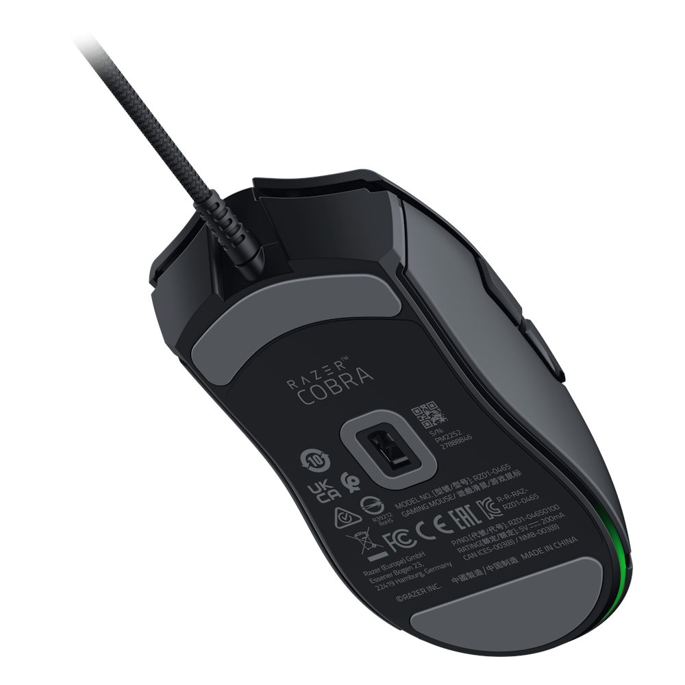 A large main feature product image of Razer Cobra - Customizable Gaming Mouse