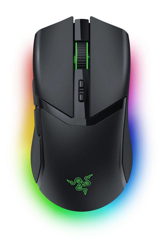 A large main feature product image of Razer Cobra Pro - Ambidextrous Wired/Wireless Gaming Mouse (Black)