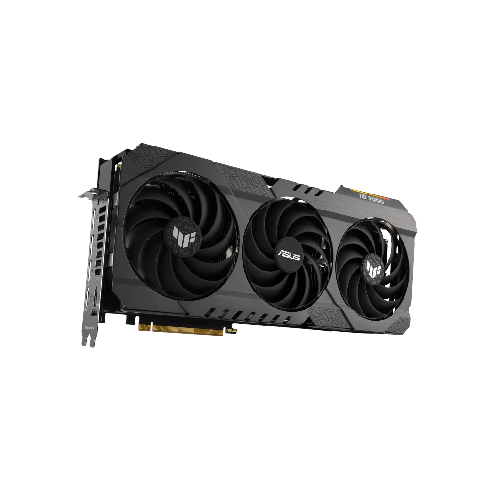 A large main feature product image of ASUS GeForce RTX 4090 TUF Gaming 24GB GDDR6X
