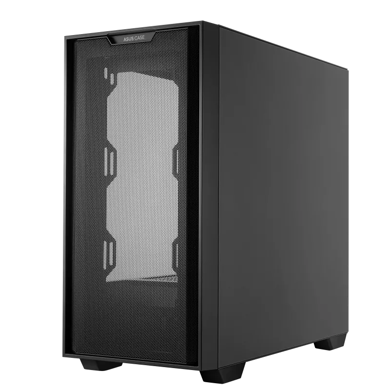 A large main feature product image of ASUS A21 mATX Tower Case - Black