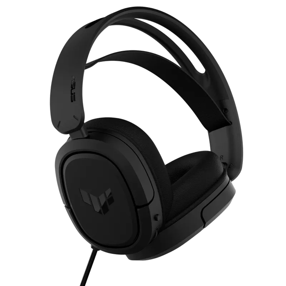 A large main feature product image of ASUS TUF Gaming H1 Wireless Gaming Headset