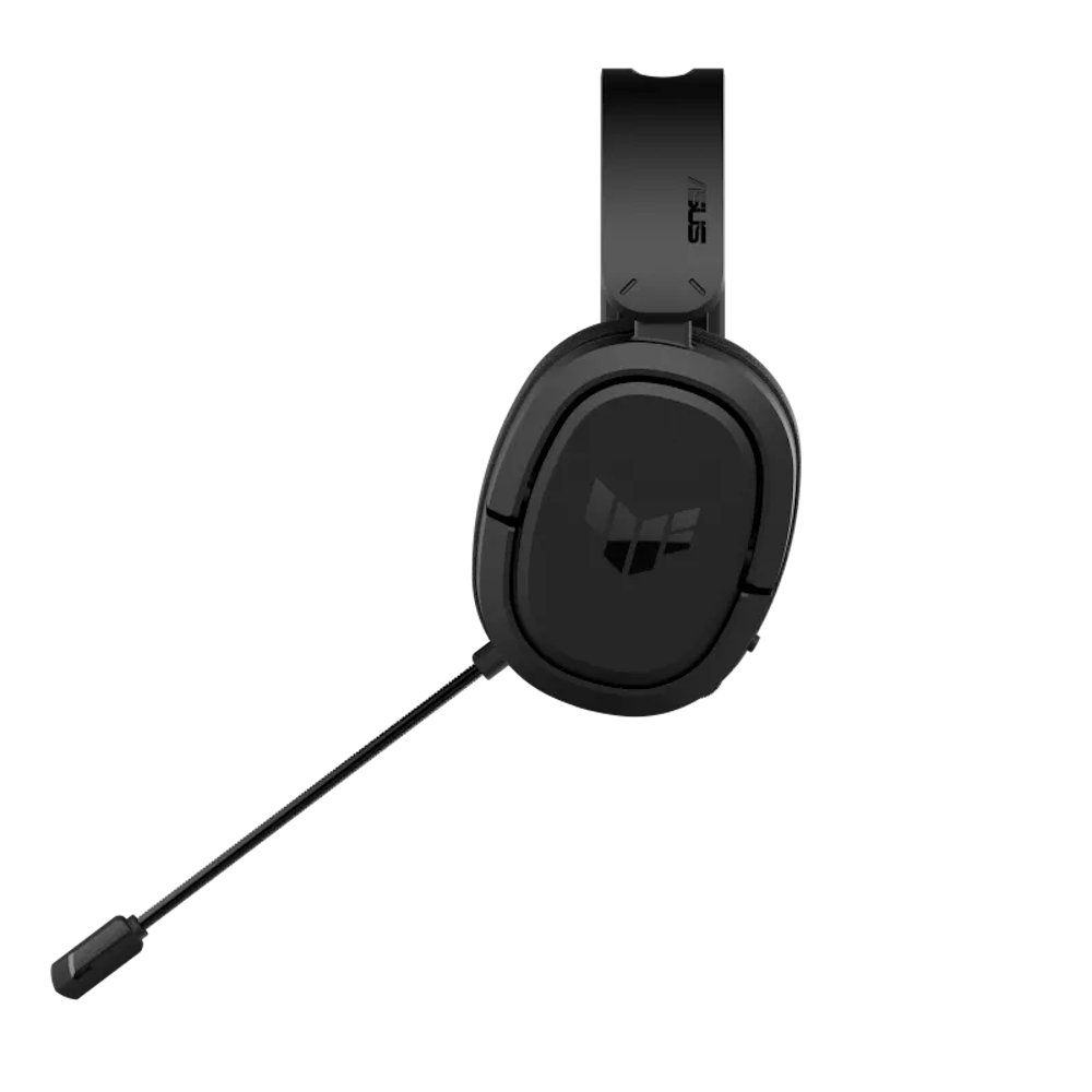 A large main feature product image of ASUS TUF Gaming H1 Wireless Gaming Headset