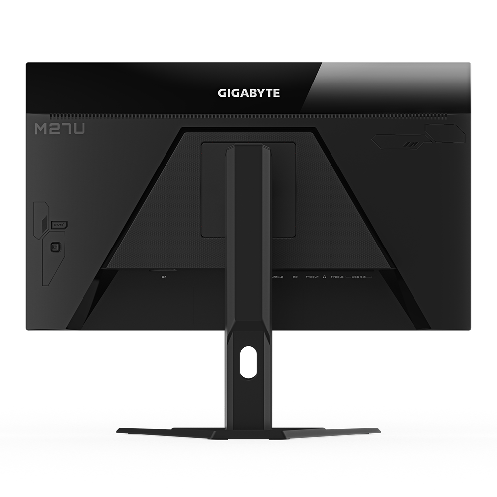 A large main feature product image of Gigabyte M27U 27" UHD 160Hz IPS Monitor