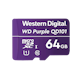 A small tile product image of WD Purple Surveillance microSD Card - 64GB