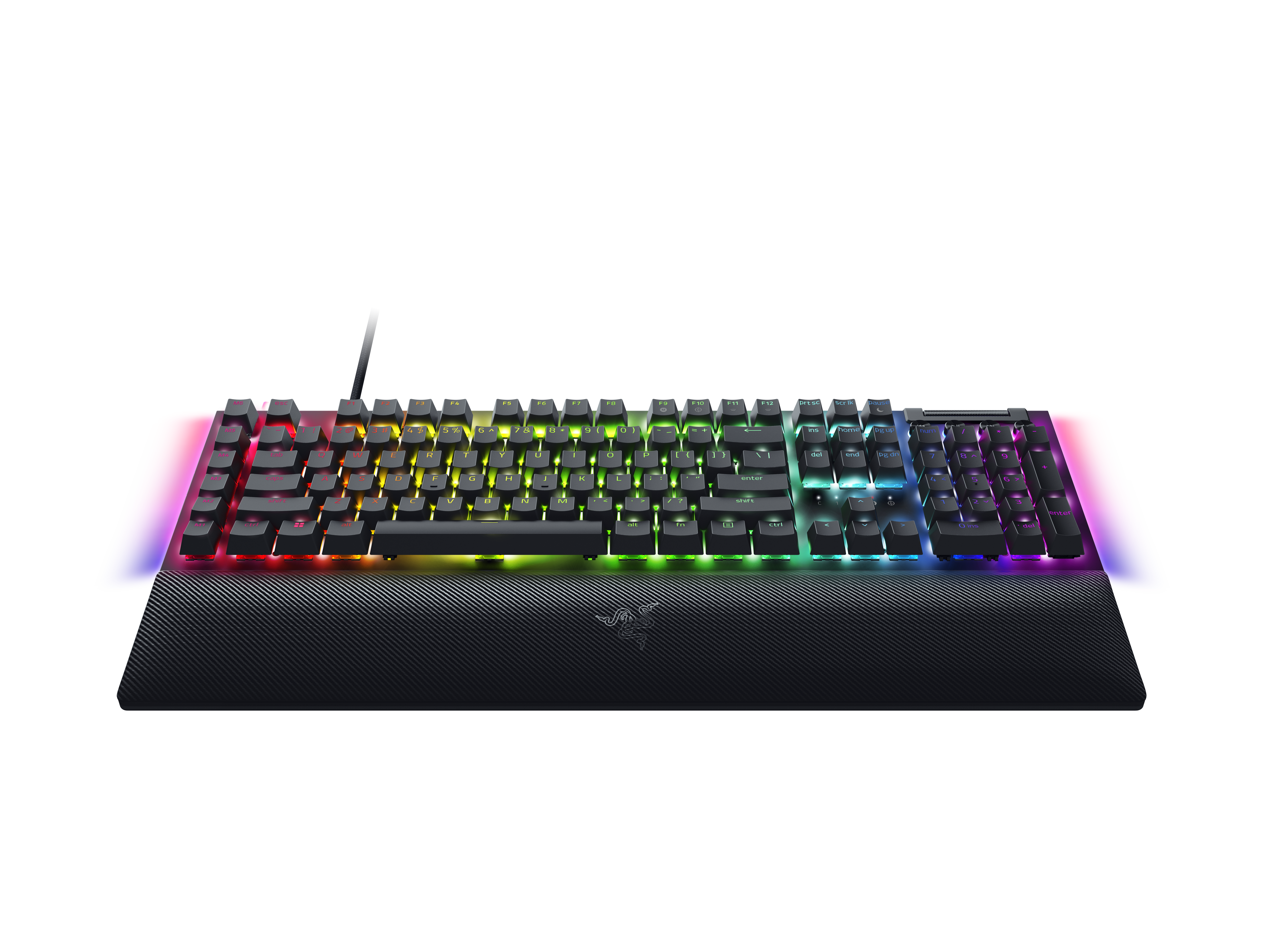 A large main feature product image of Razer BlackWidow V4 - Mechanical Gaming Keyboard (Yellow Switch)