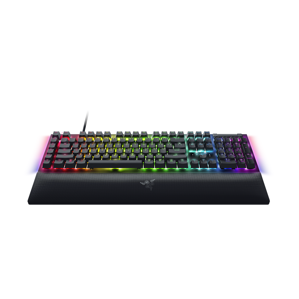 A large main feature product image of Razer BlackWidow V4 - Mechanical Gaming Keyboard (Yellow Switch)