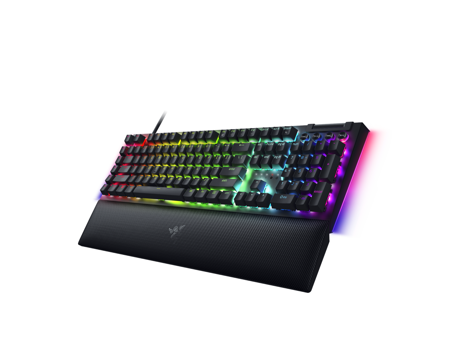 A large main feature product image of Razer BlackWidow V4 - Mechanical Gaming Keyboard (Yellow Switch)