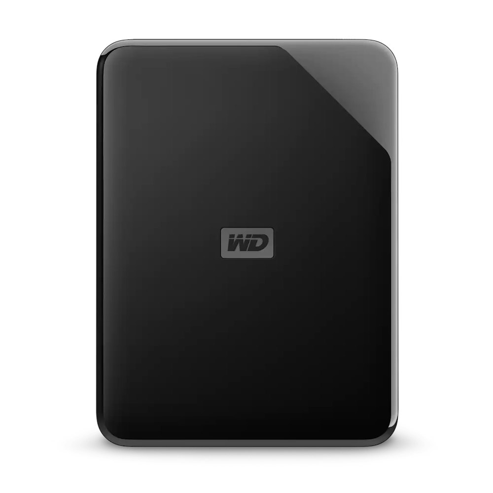 A large main feature product image of WD Elements SE Portable HDD - 4TB Black