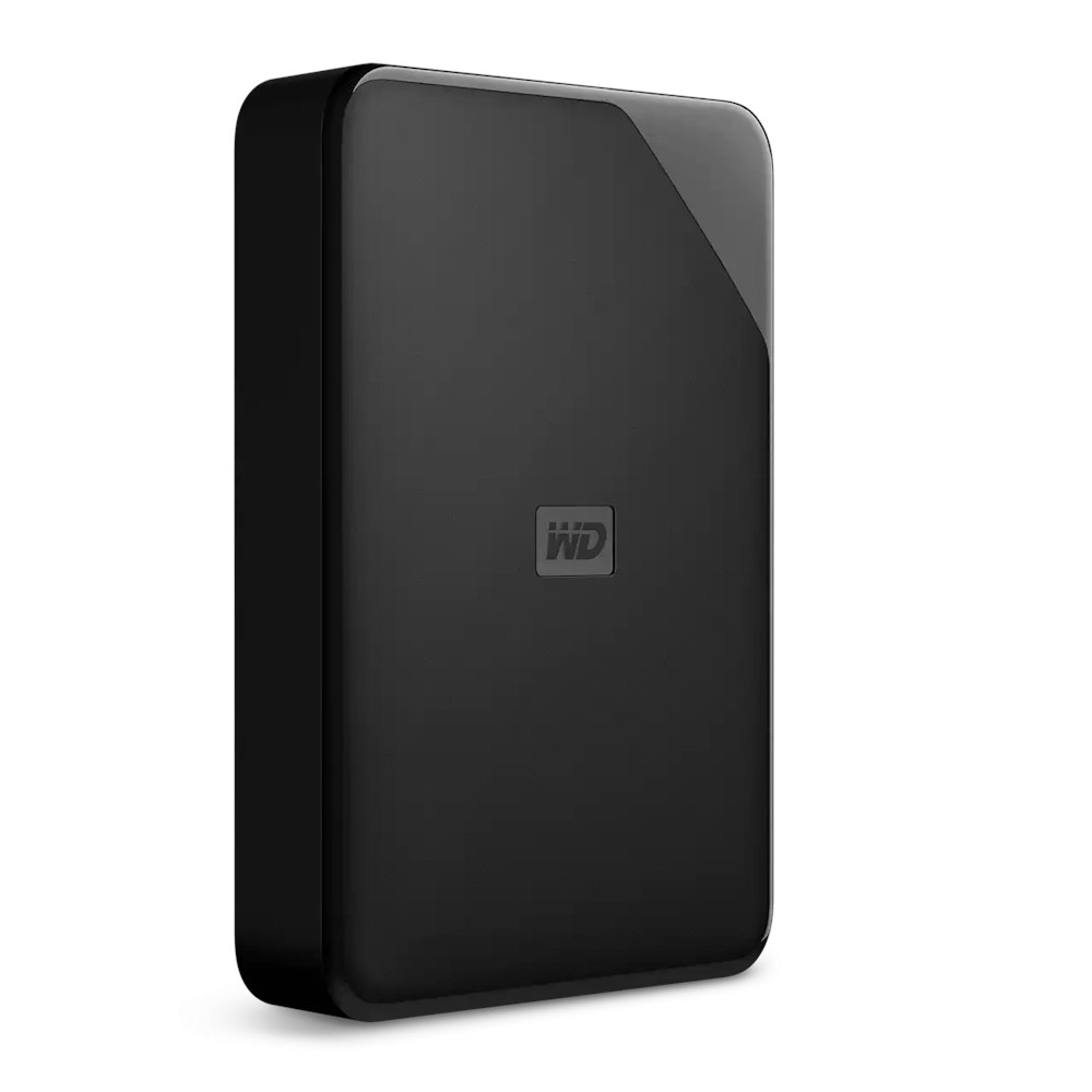 A large main feature product image of WD Elements SE Portable HDD - 4TB Black