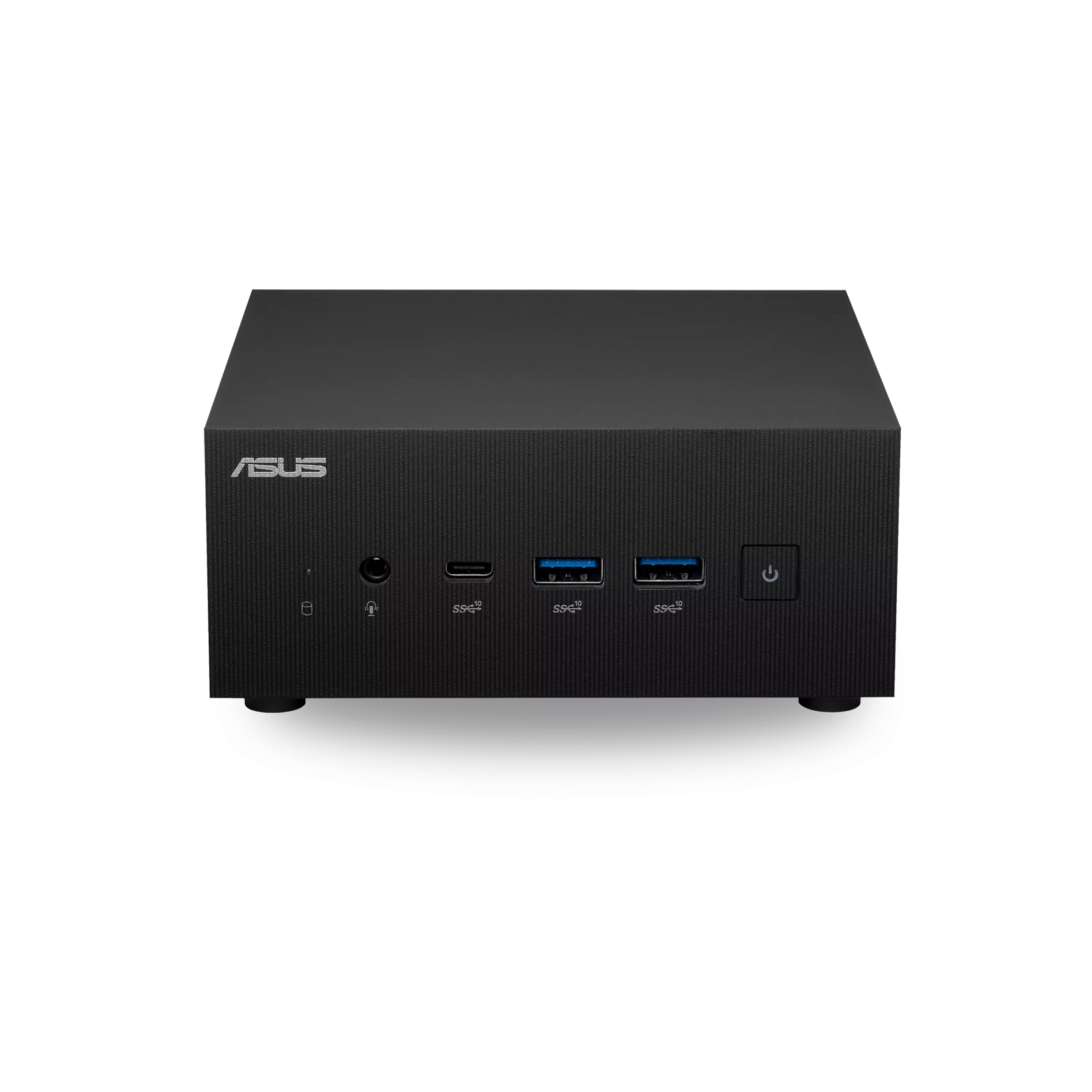 A large main feature product image of ASUS PN52 Ryzen 5 5600H Barebones Mini PC