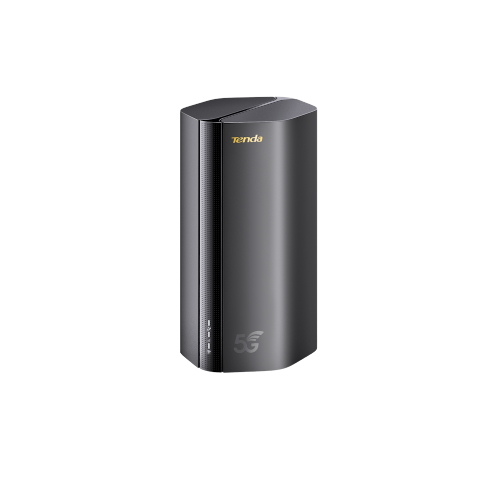 A large main feature product image of Tenda AX1800 Wi-Fi 6 5G NR Router