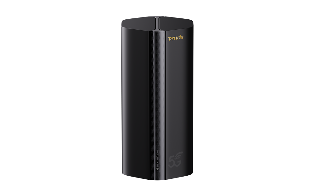 A large main feature product image of Tenda AX1800 Wi-Fi 6 5G NR Router