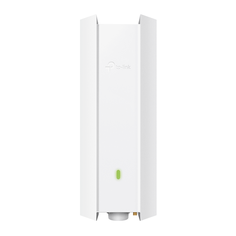 A large main feature product image of TP-Link EAP650-Outdoor - AX3000 Dual-Band Wi-Fi 6 Access Point