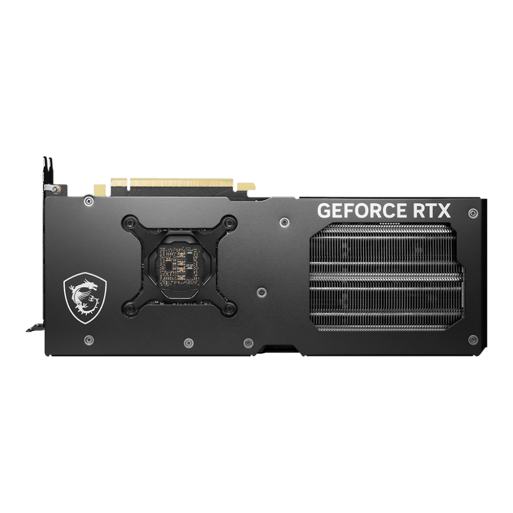 A large main feature product image of MSI GeForce RTX 4070 Gaming X Slim 12GB GDDR6 - Black
