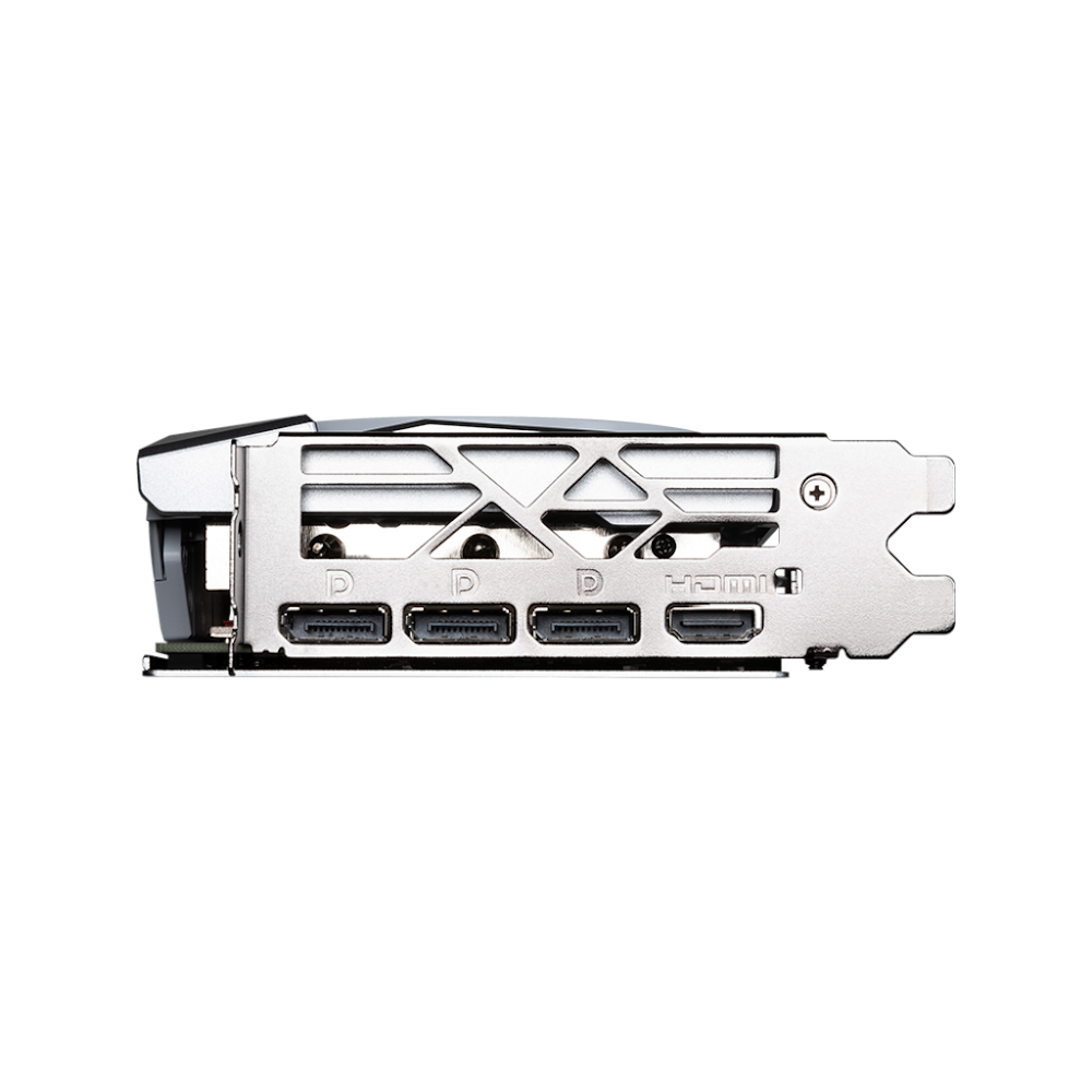 A large main feature product image of MSI GeForce RTX 4070 Gaming X Slim 12GB GDDR6 - White