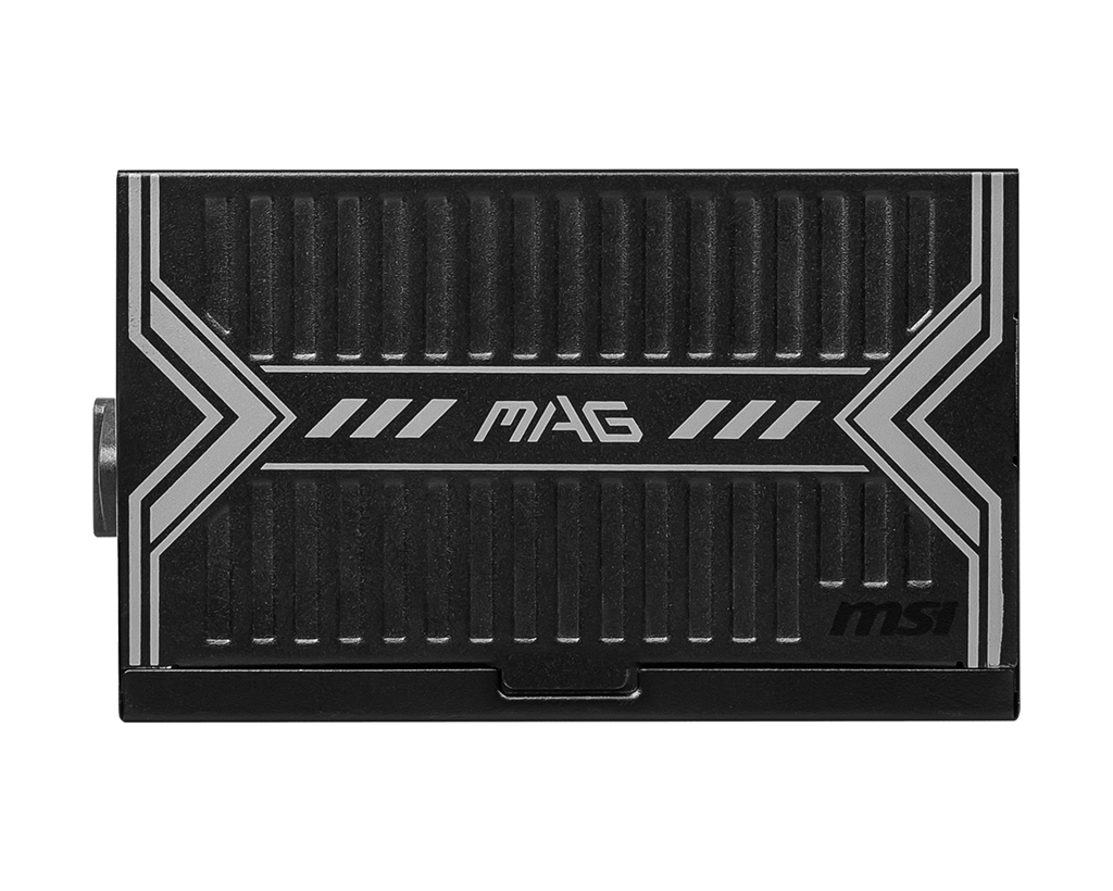 A large main feature product image of MSI MAG A650BN - 650W Bronze ATX PSU