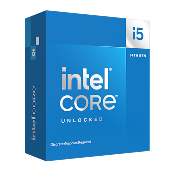 Product image of Intel Core i5 14600KF Raptor Lake 14 Core 20 Thread Up To 5.3GHz - No HSF/No iGPU Retail Box - Click for product page of Intel Core i5 14600KF Raptor Lake 14 Core 20 Thread Up To 5.3GHz - No HSF/No iGPU Retail Box