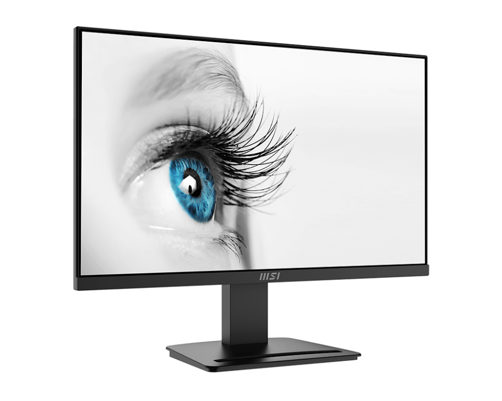 A large main feature product image of MSI PRO MP2412 23.8" FHD 100Hz 1MS VA W-LED Monitor