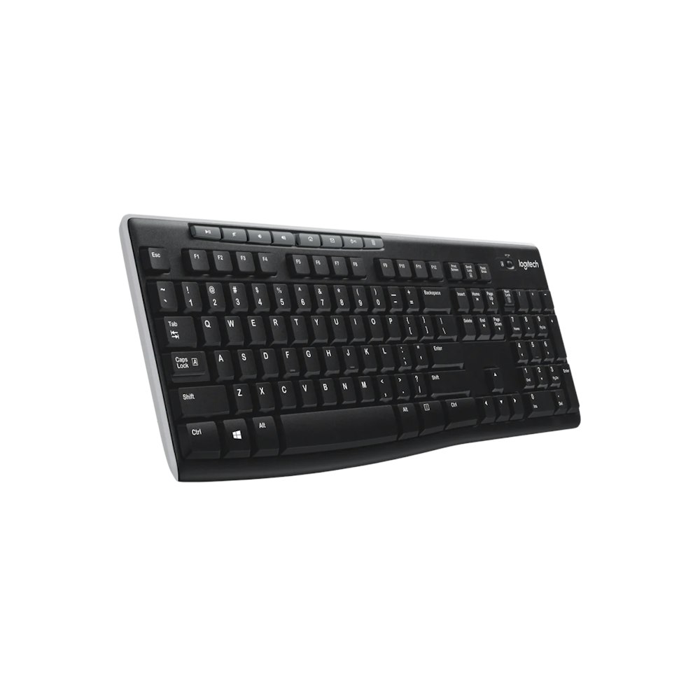 A large main feature product image of Logitech K270 Wireless Keyboard