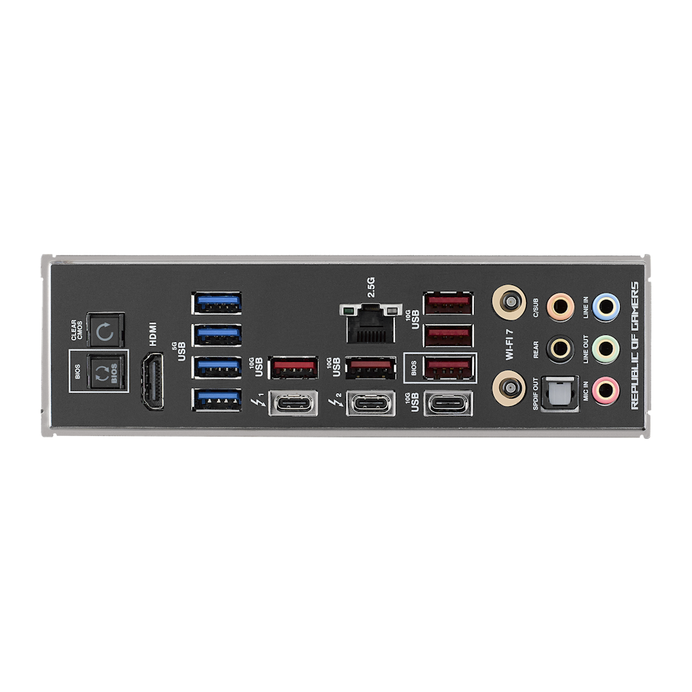 A large main feature product image of ASUS ROG Maximus Z790 Dark Hero LGA1700 ATX Desktop Motherboard