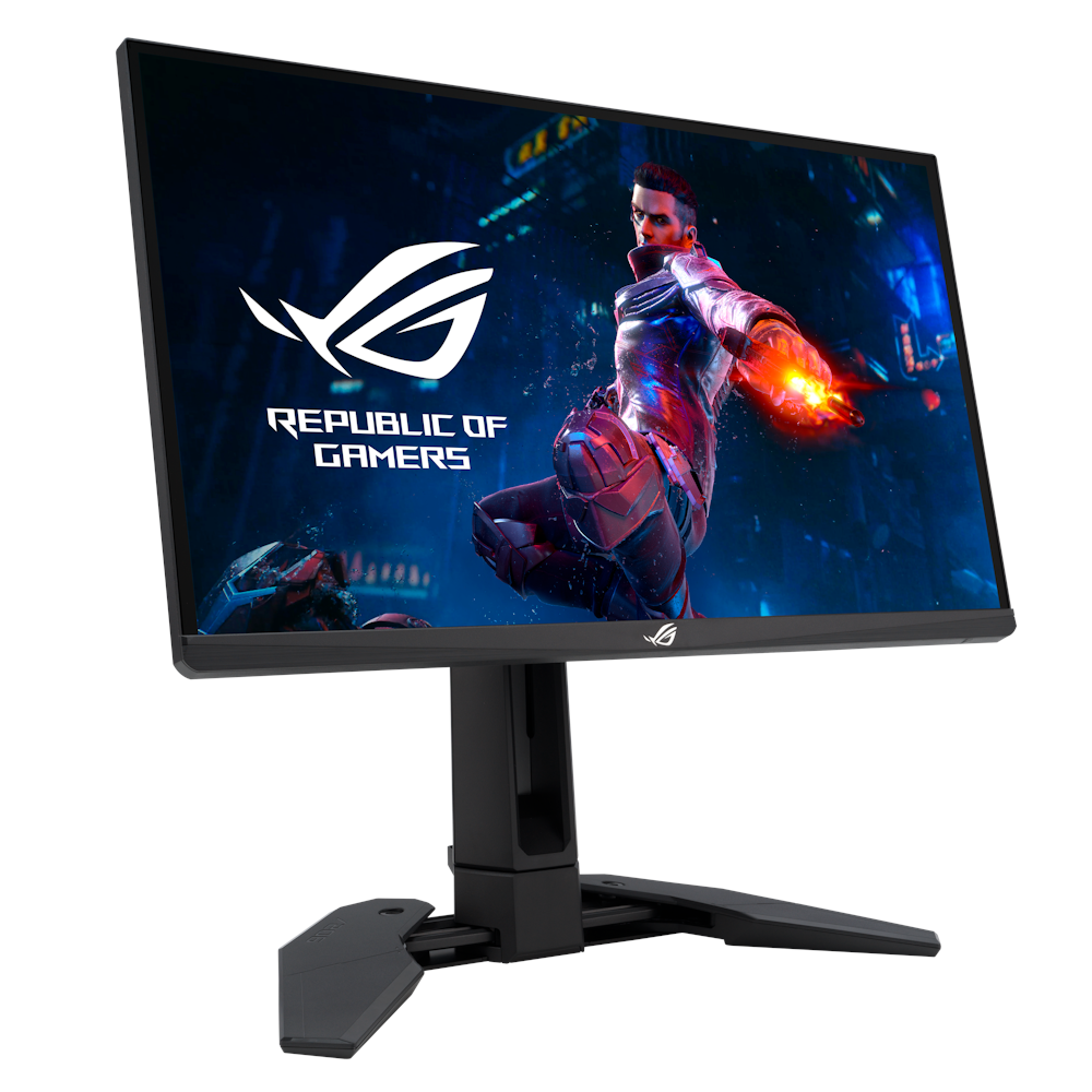 A large main feature product image of ASUS ROG Swift Pro PG248QP 24" FHD 540Hz TN Monitor