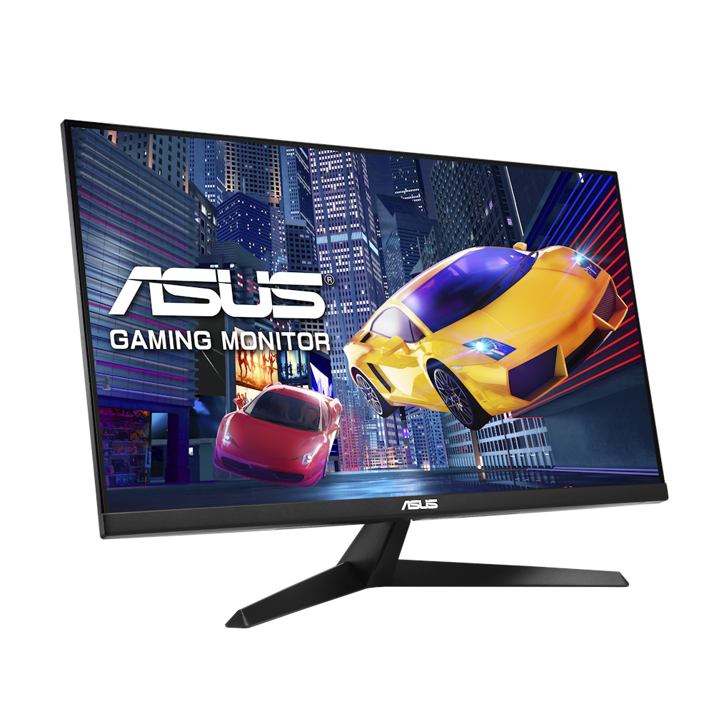A large main feature product image of ASUS VY279HGE 27" FHD 144Hz IPS Monitor