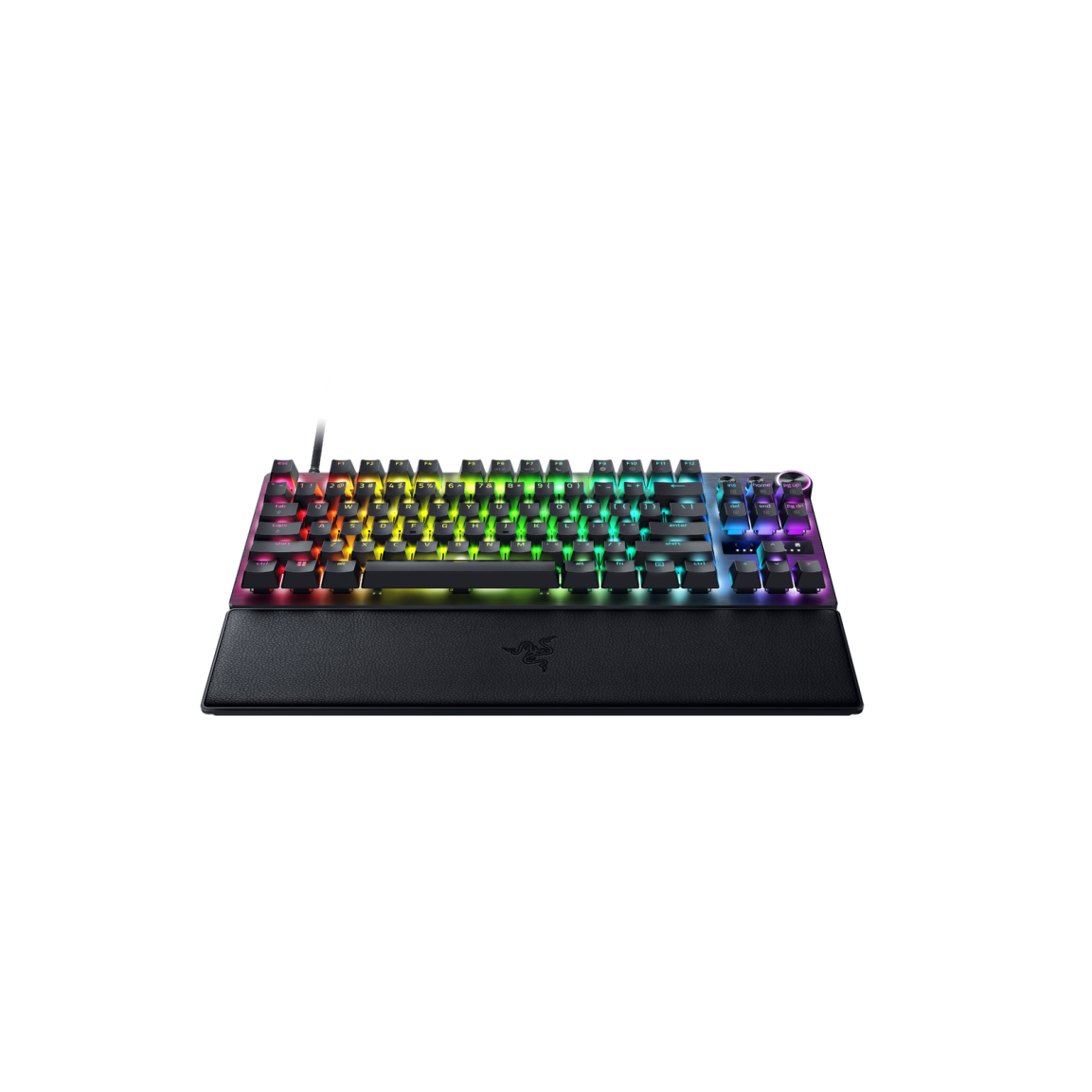 A large main feature product image of Razer Huntsman V3 Pro Tenkeyless - TKL Analog Optical eSports Keyboard