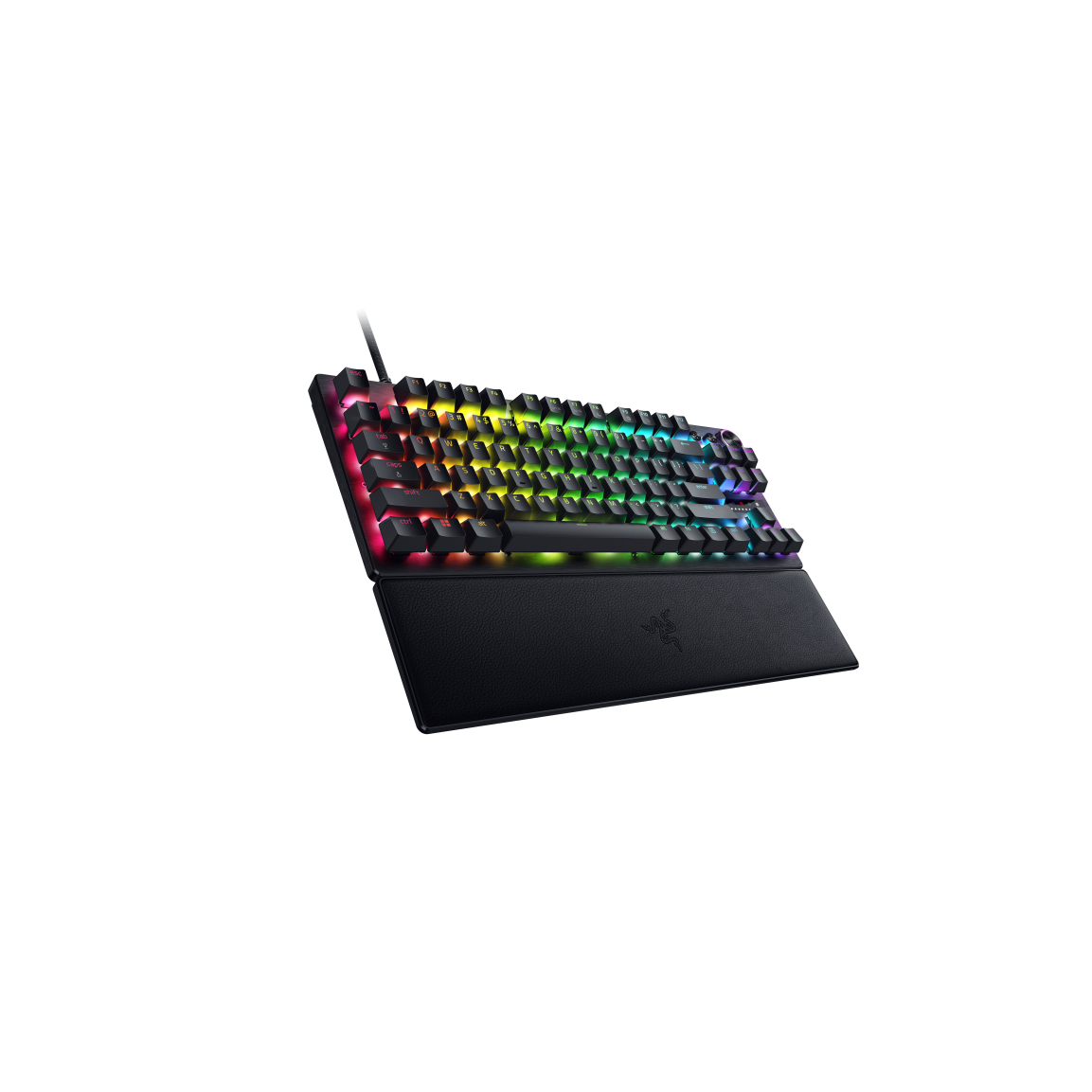 A large main feature product image of Razer Huntsman V3 Pro Tenkeyless - TKL Analog Optical eSports Keyboard