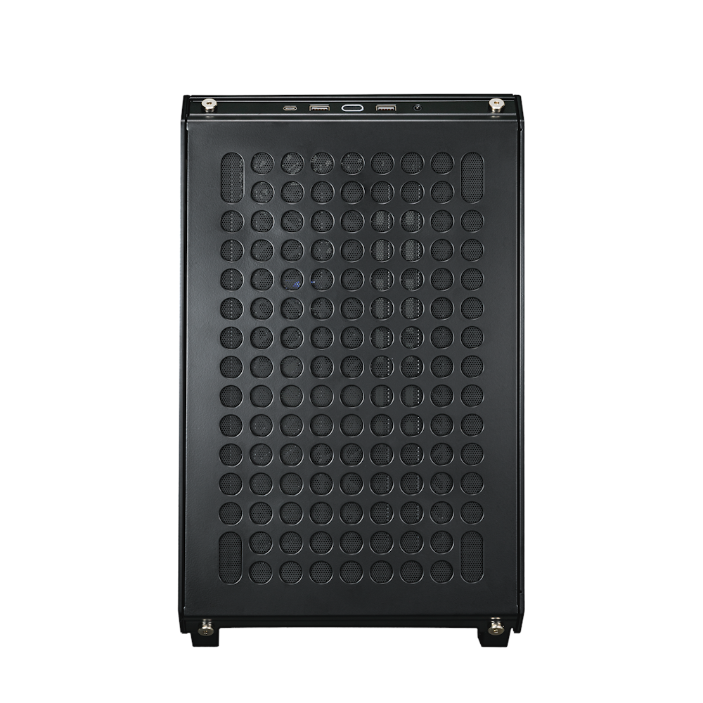 A large main feature product image of Cooler Master Qube 500 Flatpack Mid Tower Case - Black