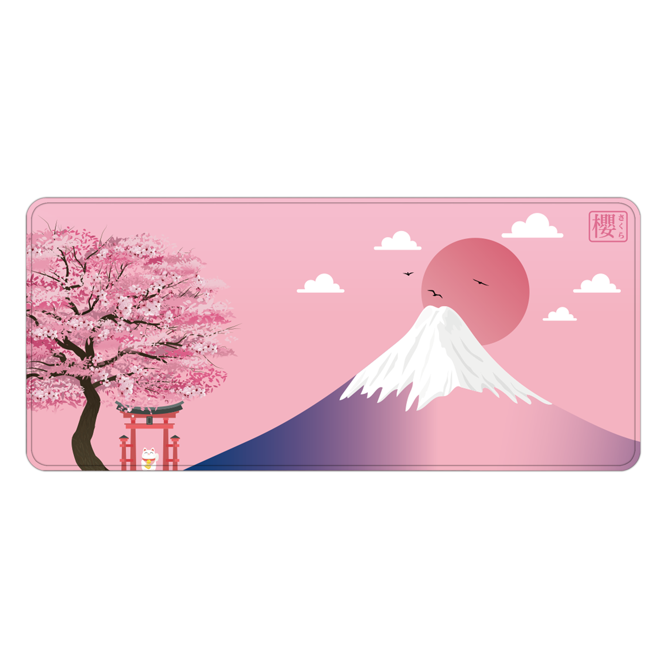 A large main feature product image of Fantech ATO MP905 Mousepad - Sakura