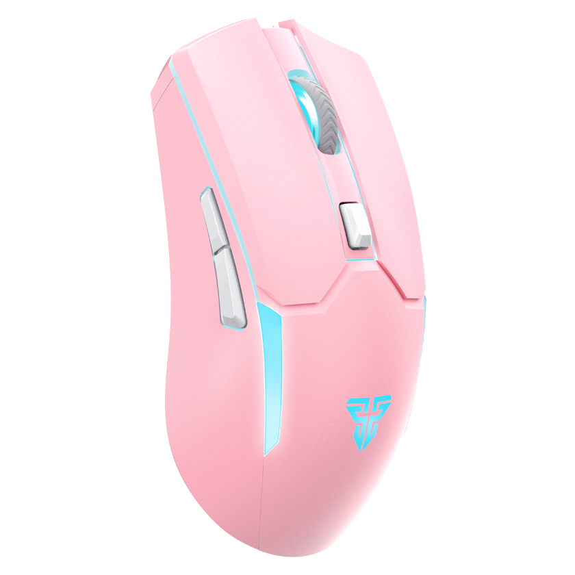 A large main feature product image of Fantech VENOM II WGC2 Wireless Gaming Mouse - Pink