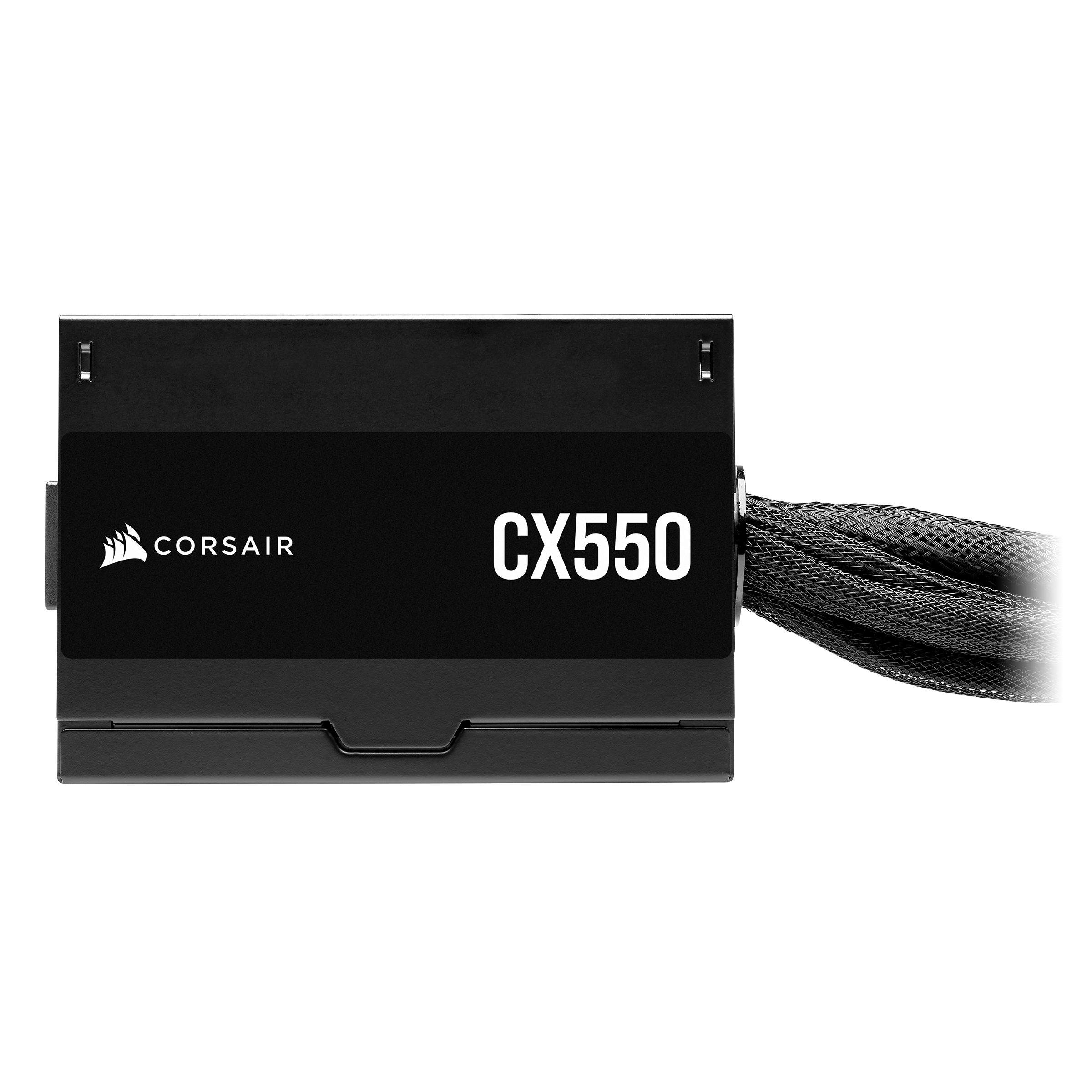 A large main feature product image of Corsair CX550 - 550W Bronze ATX PSU